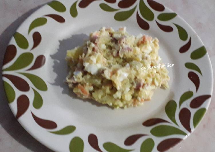 Resep Potato salad Bikin Manjain Lidah