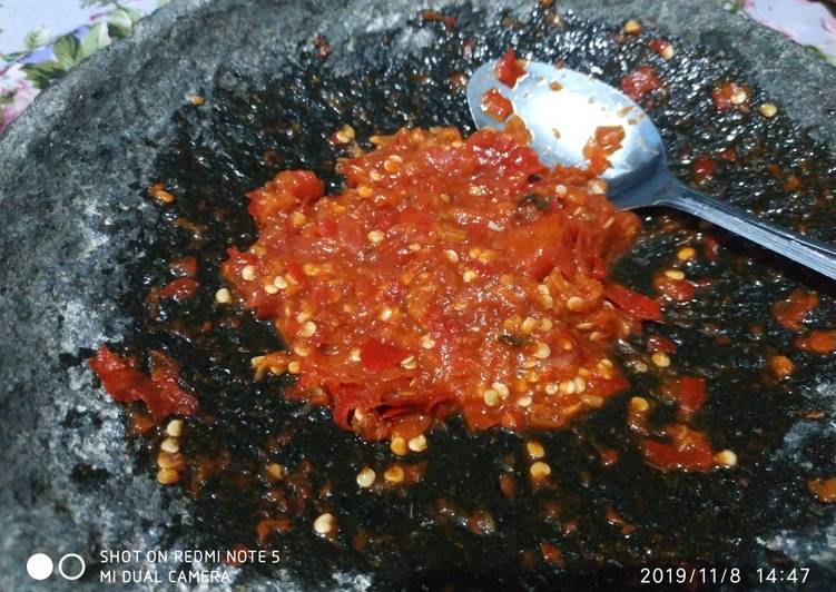 Bagaimana Membuat Sambal bawang dadakan Anti Gagal