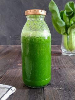 Foto resep Green smoothies pokcoy nanas
