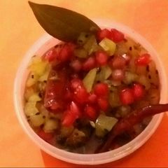 A picture of Raw papaya Murraba.