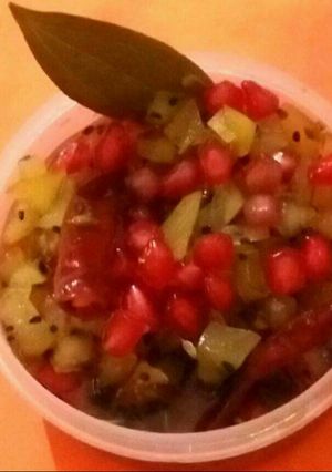 A picture of Raw papaya Murraba.