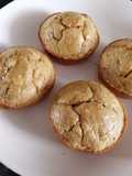 Muffins de plátano / sin azúcar / sin sal