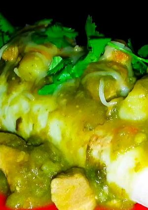 A picture of Mike's 1 Minute Green Chile Enchilada Sauce.
