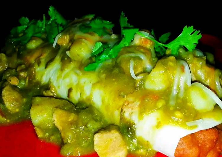 Recipe of Ultimate Mike&#39;s 1 Minute Green Chile Enchilada Sauce