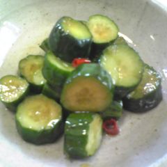 A picture of Nostalgic Pickled Cucumbers.