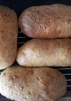 A picture of 50% Kamut Sourdough bread.