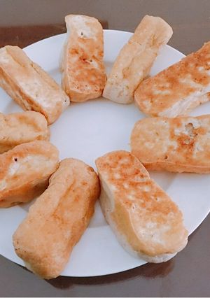 Hình của món Đậu hũ chiên giòn.