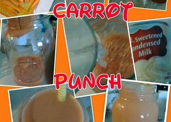 How to Prepare Tasty Carrot Punch what