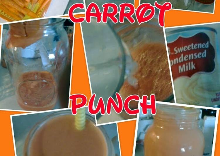 Recipe of Homemade Carrot Punch-&gt; what!