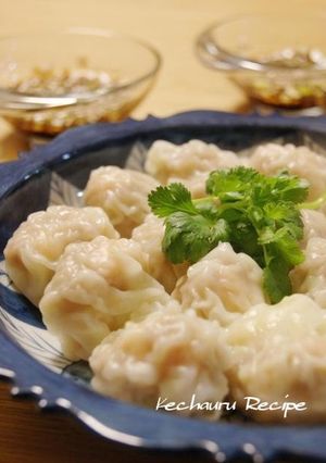 A picture of Plump and Juicy! Shrimp Wonton Dumplings.