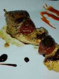 444. Brocheta de pavo