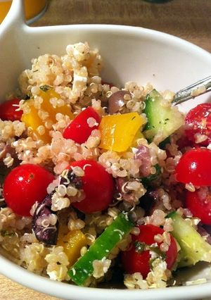 A picture of Mediterranean Quinoa.