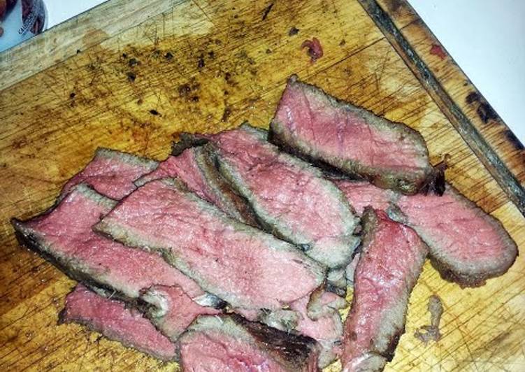 Easy Way to Cook Appetizing Grilled marinated London Broil