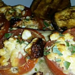 A picture of Sig's Roasted Eggplants with Tomatoes and Feta, ( low fat,s.