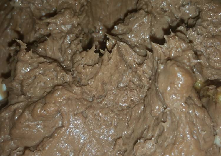 Recipe of Super Quick Homemade Low carb “brownie batter”