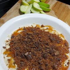 A picture of Caramel Cheesecake Apple Dip.