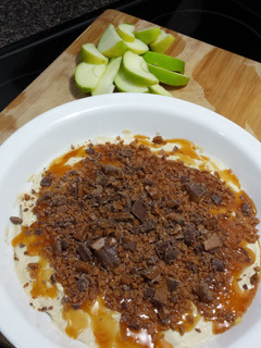 A picture of Caramel Cheesecake Apple Dip.