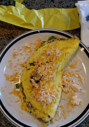 A picture of Roast Beef Omelette.