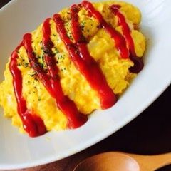 Fluffy Omurice Rice Omelette A picture of Fluffy Omurice Rice Omelette.