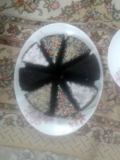 عکسی از دستور کیک خیس شکلاتی