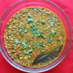 A picture of Gravy Green Gram/Moong.