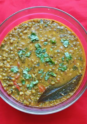 A picture of Gravy Green Gram/Moong.