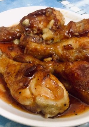 Hình của món Gà sốt chua ngọt.