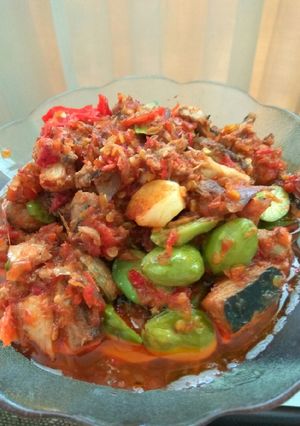 Foto resep Sambel tongkol suir pete
