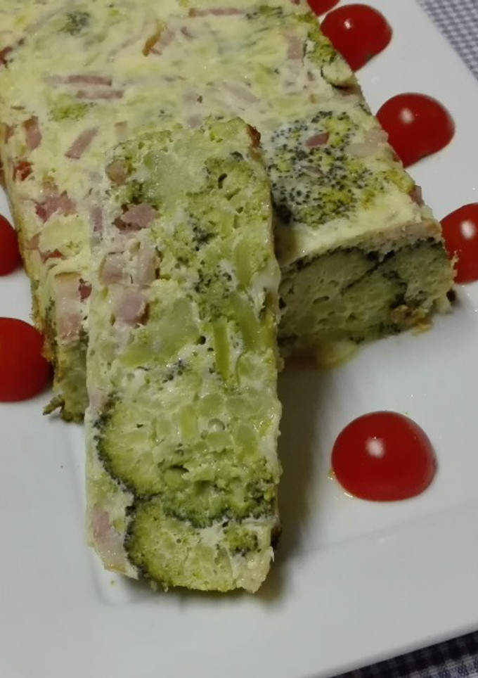 Una foto de Pastel de brócoli