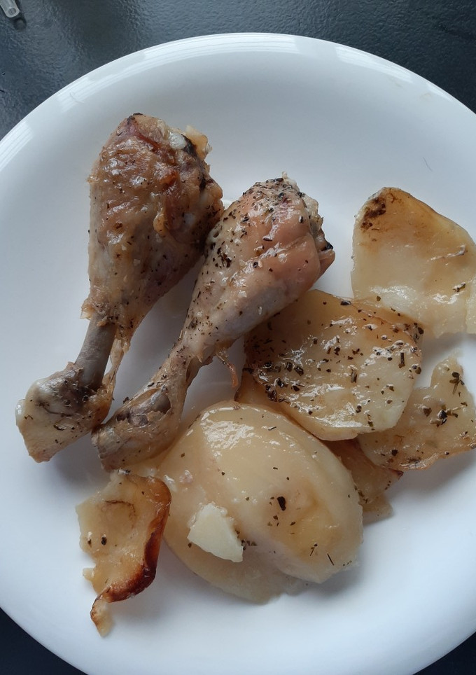 Una foto de Jamoncitos de pollo al horno