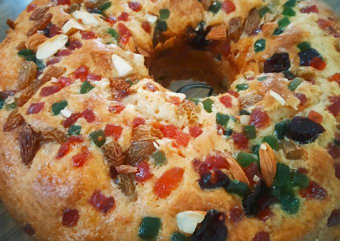 Recipe of Favorite Tutti frutti dry fruit cake