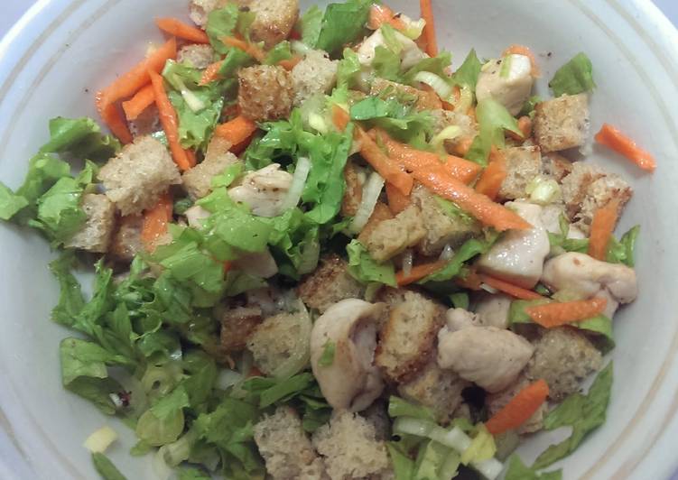 Recipe of Tasty Chicken salad with bread