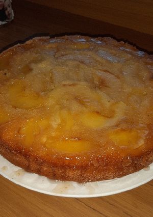 Una foto de Torta invertida de Manzana