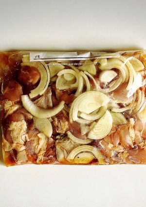 A picture of Oyakodon Base (Pre-seasoned and Frozen).