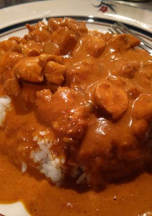 A picture of /u/Unidan's Chicken Tikka Masala.