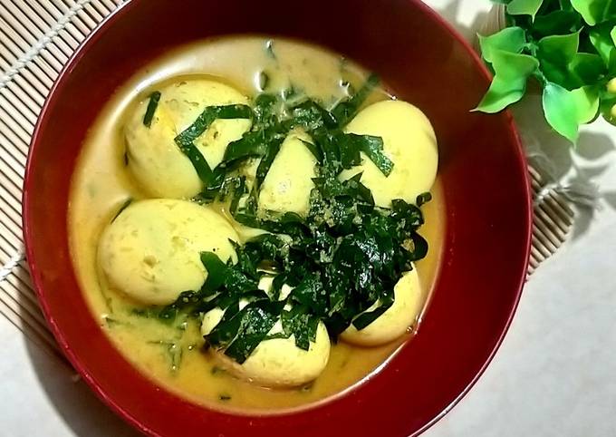 Resep Gulai Telur Daun Mangkokan Oleh Roro Woelan Cookpad