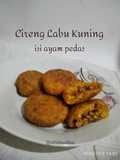 *Cireng Labu Kuning isi Ayam Pedas*