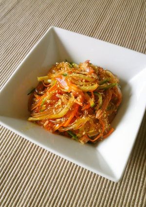 A picture of Chinese-style Glass Noodle Salad.