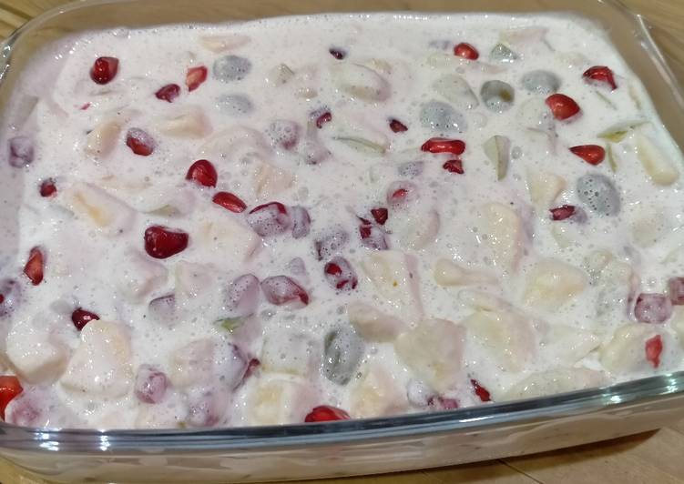 Easiest Way to Make Quick Creamy Fruit Chaat