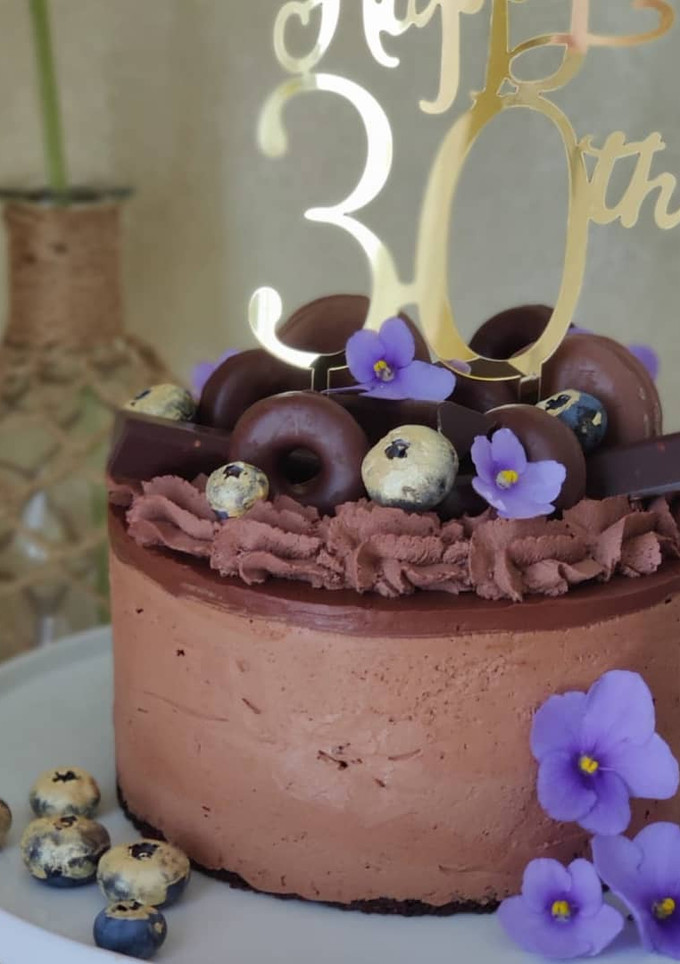 Una foto de Tarta mousse de chocolate