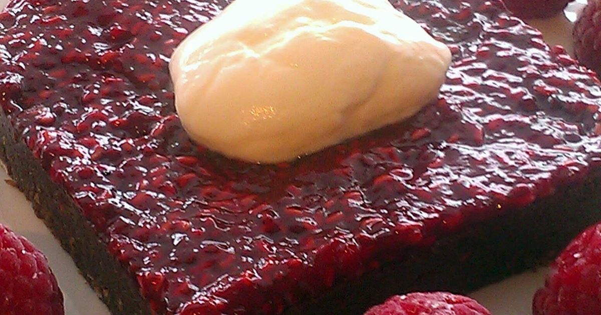 Vickys Double Chocolate & Raspberry Squares Gf Df Ef Sf Nf Vegan Recipe ...