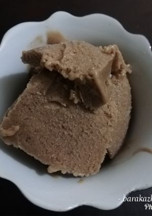 A picture of Peanut butter-chocolate banana sorbet.