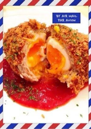 A picture of Scotch Eggs for Father's Day.