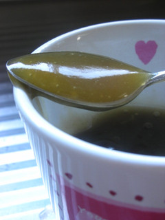 A picture of Syrupy and Warming ~ Ginger Green Tea.