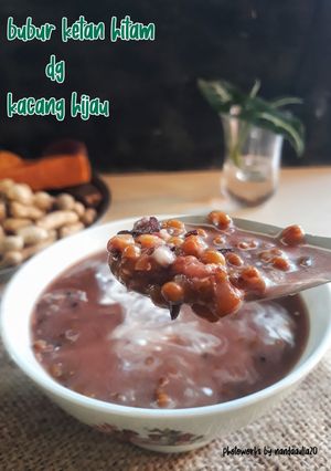 Foto resep Burkettem (bubur ketan item dg cangijo)