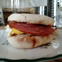 A picture of Ham & Egg Breakfast Sandwich.