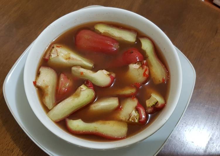 Kiat-kiat memasak 14. Asinan buah jambu air #SelasaBISA #BikinRamadanBerkesan sedap