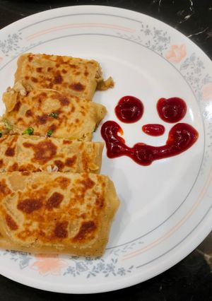 A picture of Paneer Paratha.