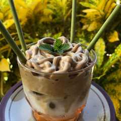 รูปของ Dalgona coffee (katanya kopi korea yang lagi viral)