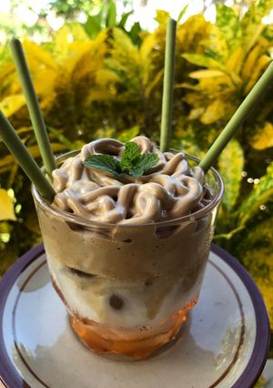 Foto resep Dalgona coffee (katanya kopi korea yang lagi viral)